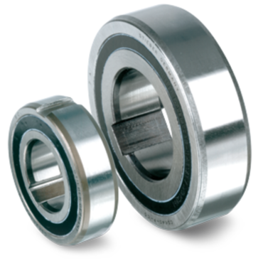 Sprag type freewheel bearing supported Series: CSK..P